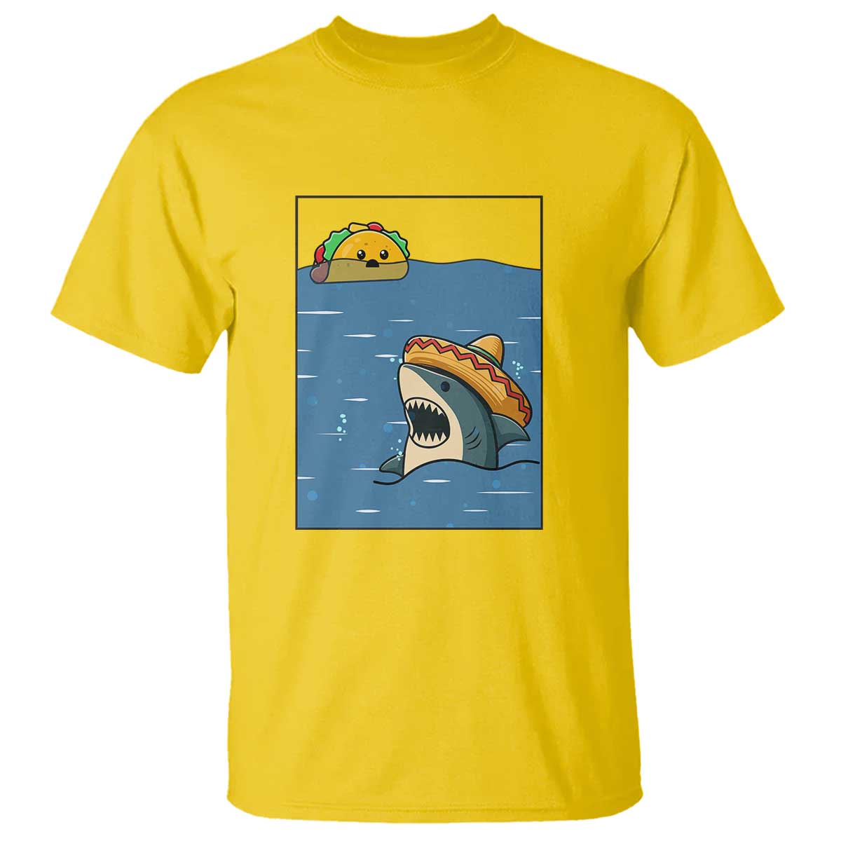 Tacos Lover T Shirt Funny Shark Humor Foodie Gift TS12 Daisy Print Your Wear
