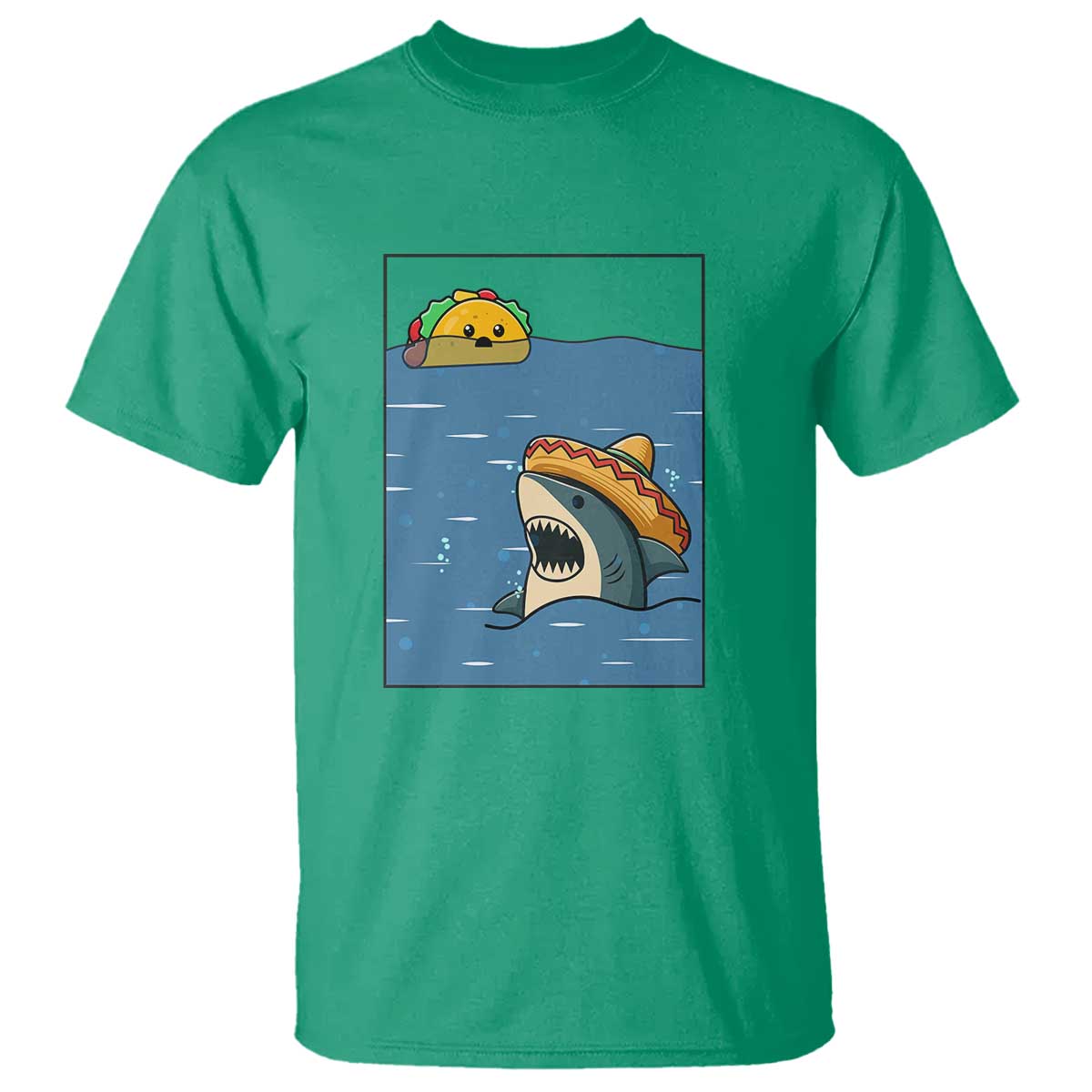 Tacos Lover T Shirt Funny Shark Humor Foodie Gift TS12 Irish Green Print Your Wear