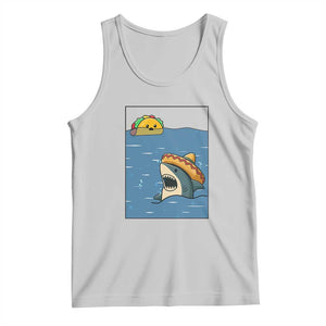 Tacos Lover Tank Top Funny Shark Humor Foodie Gift TS12 Ash Print Your Wear