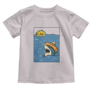 Tacos Lover Toddler T Shirt Funny Shark Humor Foodie Gift TS12 Ice Gray Print Your Wear