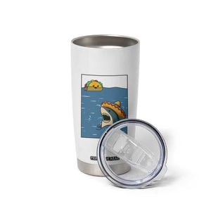 Tacos Lover Tumbler Cup Funny Shark Humor Foodie Gift TS12 Print Your Wear