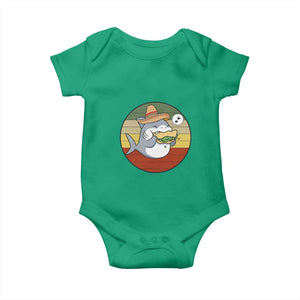 Mexican Food Lover Gift Baby Onesie Funny Shark Eating Tacos TS12 Irish Green Print Your Wear