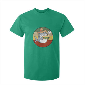 Mexican Food Lover Gift T Shirt For Kid Funny Shark Eating Tacos TS12 Irish Green Print Your Wear
