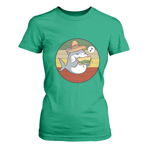 Mexican Food Lover Gift T Shirt For Women Funny Shark Eating Tacos TS12 Irish Green Print Your Wear