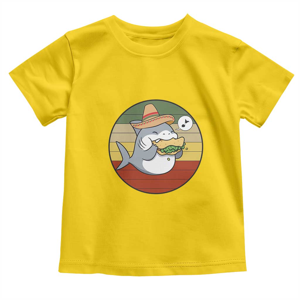Mexican Food Lover Gift Toddler T Shirt Funny Shark Eating Tacos TS12 Daisy Print Your Wear