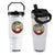 Mexican Food Lover Gift Flip Straw Tumbler Funny Shark Eating Tacos TS12 One Size: 30 oz White Print Your Wear