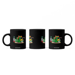 Mexican Food Lover Gift Coffee Mug Funny Dinosaur Taco Saurus TS12 Print Your Wear