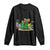 Mexican Food Lover Gift Long Sleeve Shirt Funny Dinosaur Taco Saurus TS12 Black Print Your Wear