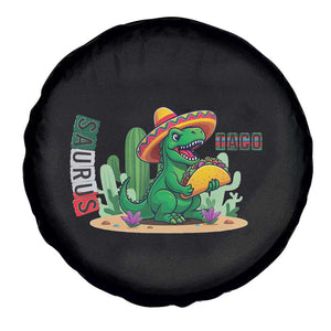 Mexican Food Lover Gift Spare Tire Cover Funny Dinosaur Taco Saurus TS12 Print Your Wear