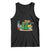 Mexican Food Lover Gift Tank Top Funny Dinosaur Taco Saurus TS12 Black Print Your Wear