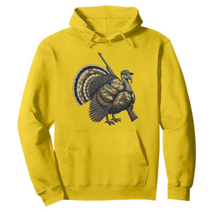 Funny Camo Turkey Hunter Rifle Gift Hoodie TS12 Daisy Print Your Wear