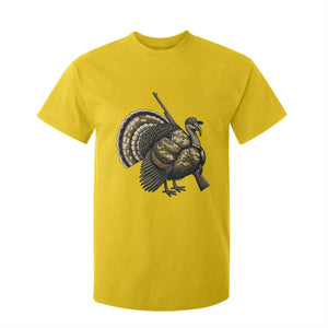Funny Camo Turkey Hunter Rifle Gift T Shirt For Kid TS12 Daisy Print Your Wear