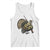 Funny Camo Turkey Hunter Rifle Gift Tank Top TS12 White Print Your Wear