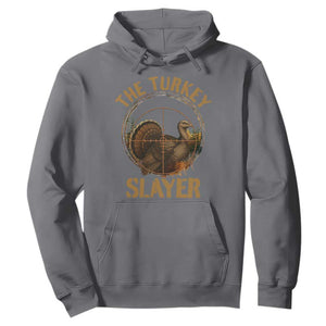 The Turkey Slayer Hoodie Funny Hunting Season Gift TS12 Charcoal Print Your Wear