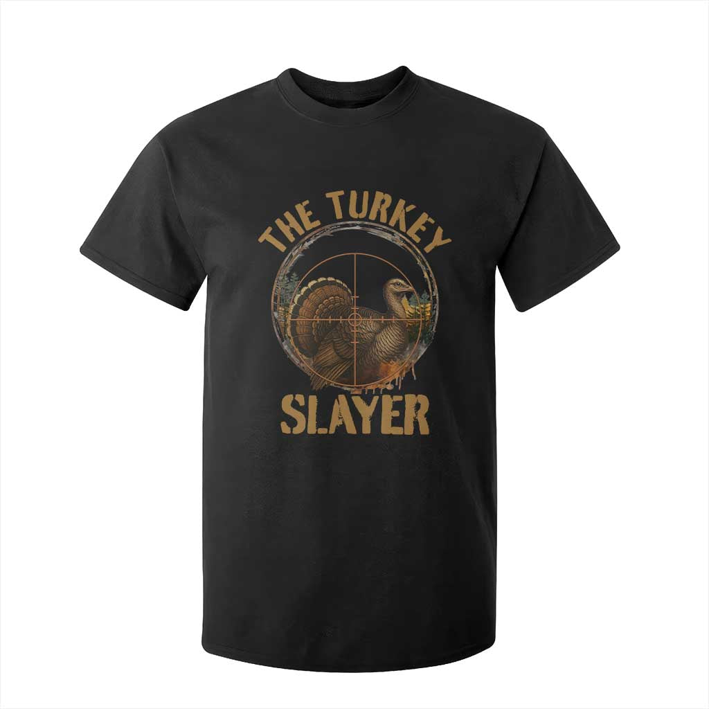The Turkey Slayer T Shirt For Kid Funny Hunting Season Gift TS12 Black Print Your Wear