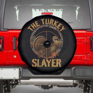The Turkey Slayer Spare Tire Cover Funny Hunting Season Gift TS12 Black Print Your Wear