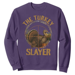 The Turkey Slayer Sweatshirt Funny Hunting Season Gift - Print Your Wear