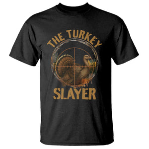 The Turkey Slayer T Shirt Funny Hunting Season Gift TS12 Black Print Your Wear