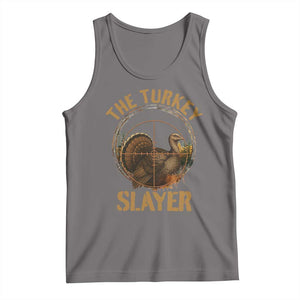 The Turkey Slayer Tank Top Funny Hunting Season Gift TS12 Deep Heather Print Your Wear