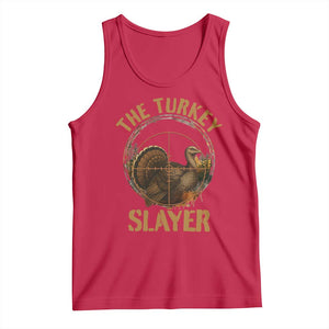 The Turkey Slayer Tank Top Funny Hunting Season Gift TS12 Red Print Your Wear