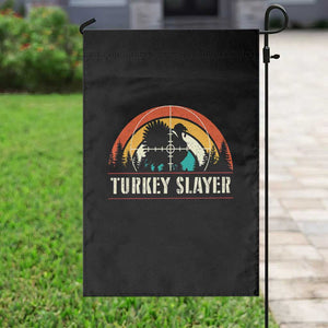 Turkey Slayer Garden Flag Vintage Sunset Hunting Season Gift TS12 Print Your Wear