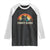 Turkey Slayer Raglan Shirt Vintage Sunset Hunting Season Gift TS12 Black White Print Your Wear