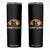 Turkey Slayer Skinny Tumbler Vintage Sunset Hunting Season Gift TS12 Black Print Your Wear