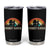 Turkey Slayer Tumbler Cup Vintage Sunset Hunting Season Gift - Print Your Wear