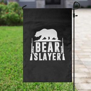 Bear Slayer Garden Flag Hunting Season Gift TS12 Print Your Wear