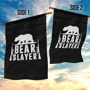 Bear Slayer Garden Flag Hunting Season Gift TS12 Print Your Wear
