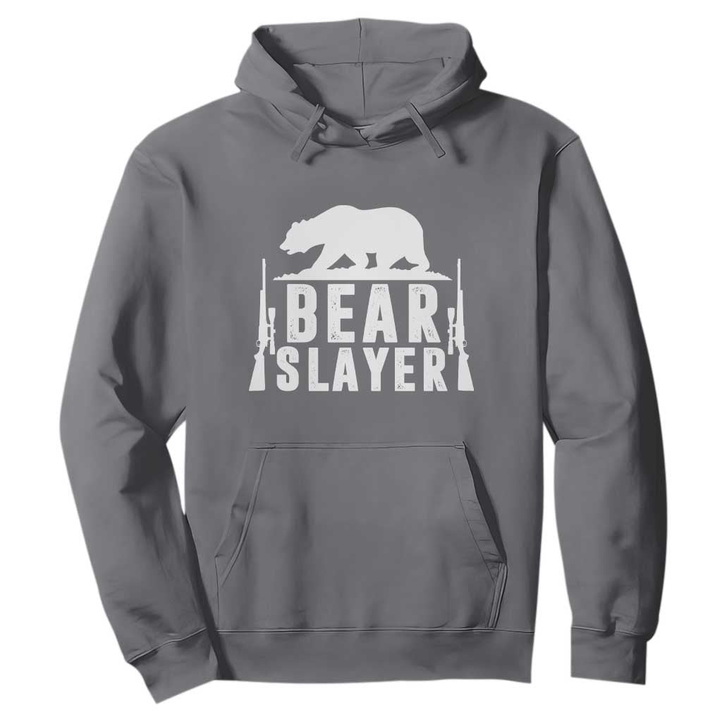 Bear Slayer Hoodie Hunting Season Gift TS12 Charcoal Print Your Wear