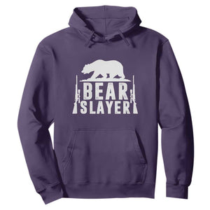 Bear Slayer Hoodie Hunting Season Gift TS12 Purple Print Your Wear