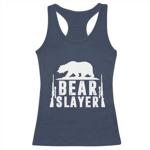 Bear Slayer Racerback Tank Top Hunting Season Gift - Print Your Wear