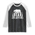 Bear Slayer Raglan Shirt Hunting Season Gift TS12 Black White Print Your Wear