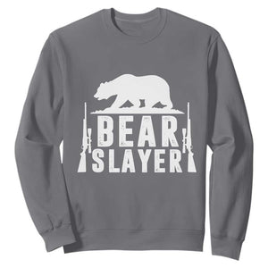 Bear Slayer Sweatshirt Hunting Season Gift - Print Your Wear