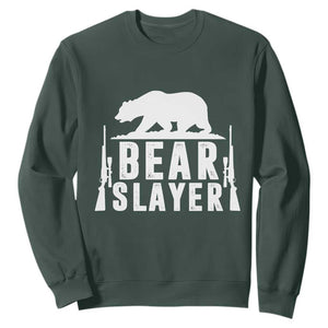 Bear Slayer Sweatshirt Hunting Season Gift - Print Your Wear