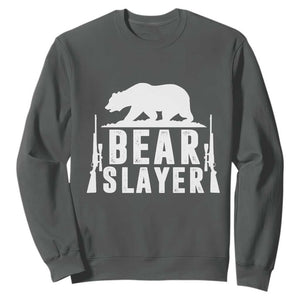 Bear Slayer Sweatshirt Hunting Season Gift - Print Your Wear