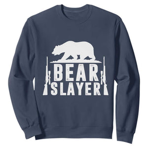 Bear Slayer Sweatshirt Hunting Season Gift - Print Your Wear