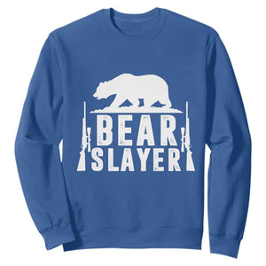 Bear Slayer Sweatshirt Hunting Season Gift - Print Your Wear