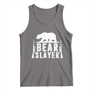 Bear Slayer Tank Top Hunting Season Gift TS12 Deep Heather Print Your Wear