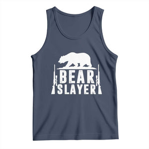 Bear Slayer Tank Top Hunting Season Gift TS12 Navy Print Your Wear