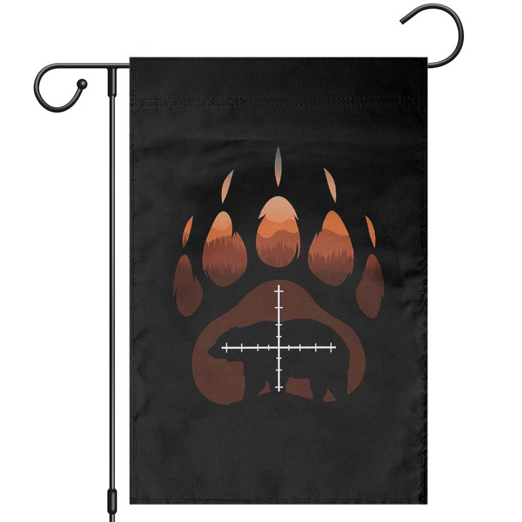 Big Game Bear Hunting Season Garden Flag Funny Hunter Gift TS12 Black Print Your Wear