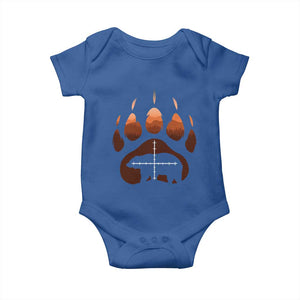 Big Game Bear Hunting Season Baby Onesie Funny Hunter Gift TS12 Royal Blue Print Your Wear