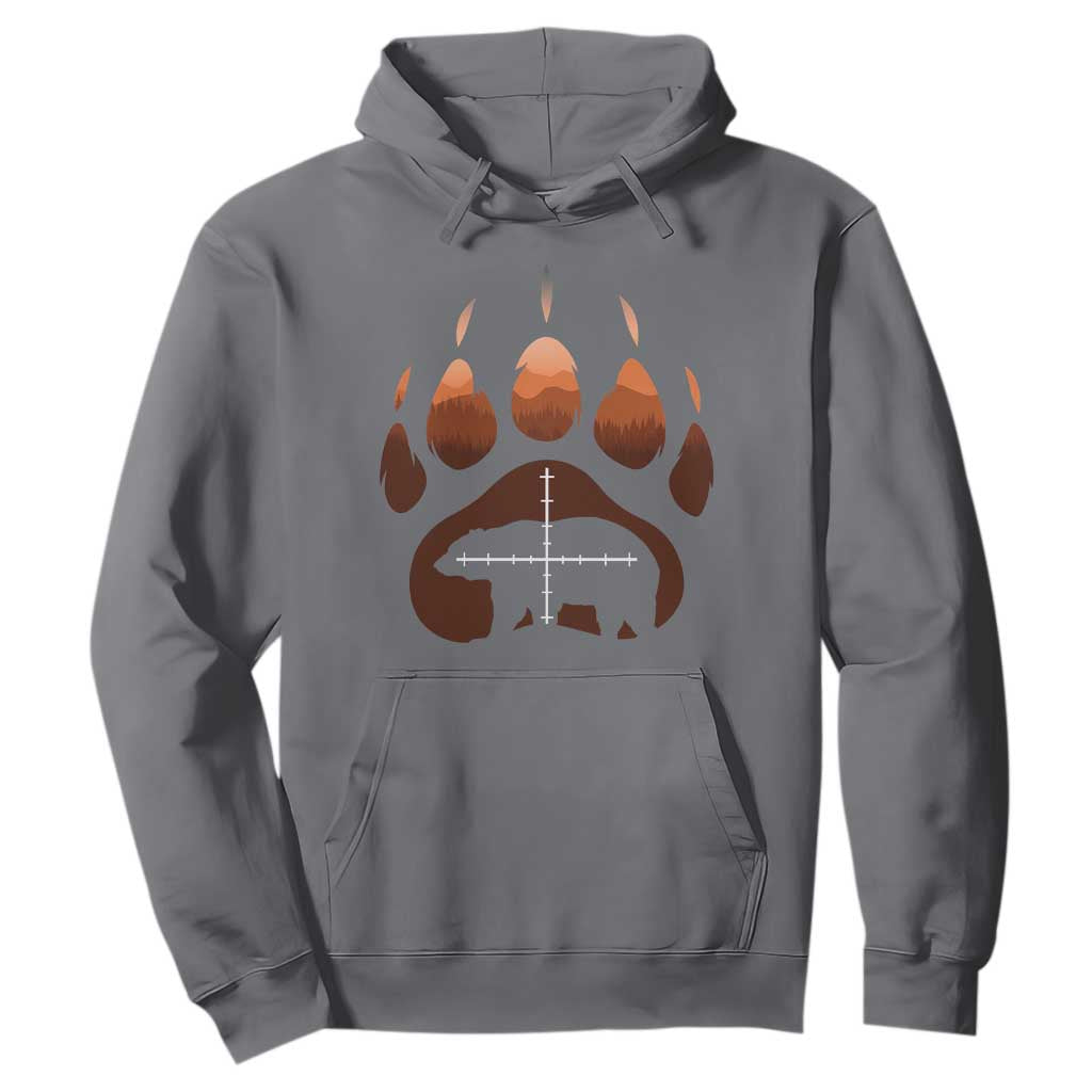 Big Game Bear Hunting Season Hoodie Funny Hunter Gift TS12 Charcoal Print Your Wear