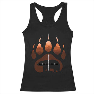 Big Game Bear Hunting Season Racerback Tank Top Funny Hunter Gift - Print Your Wear