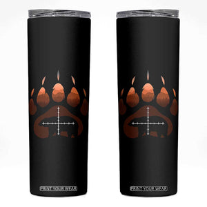 Big Game Bear Hunting Season Skinny Tumbler Funny Hunter Gift TS12 Black Print Your Wear