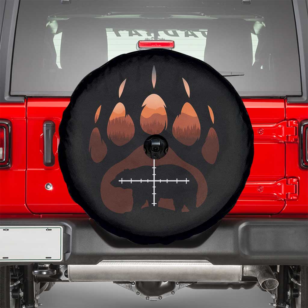 Big Game Bear Hunting Season Spare Tire Cover Funny Hunter Gift TS12 Black Print Your Wear
