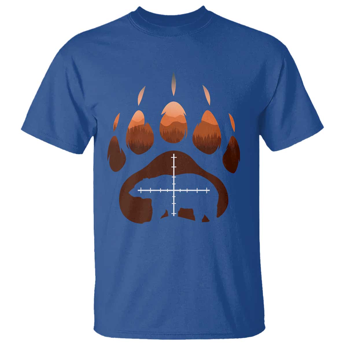 Big Game Bear Hunting Season T Shirt Funny Hunter Gift TS12 Royal Blue Print Your Wear