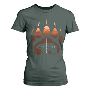 Big Game Bear Hunting Season T Shirt For Women Funny Hunter Gift TS12 Dark Forest Green Print Your Wear