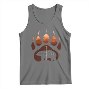 Big Game Bear Hunting Season Tank Top Funny Hunter Gift TS12 Black Heather Print Your Wear